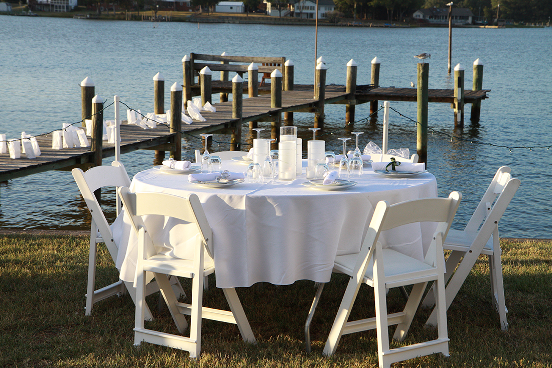 Catering event setup