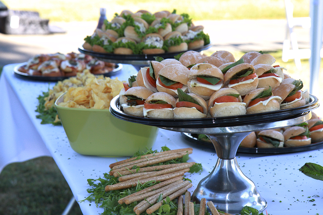 Catering food platters